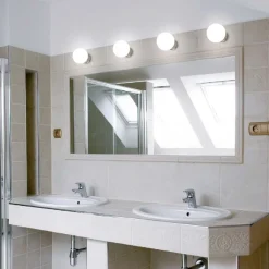 ALPHA Kleine Deckenleuchte mit Opalglas