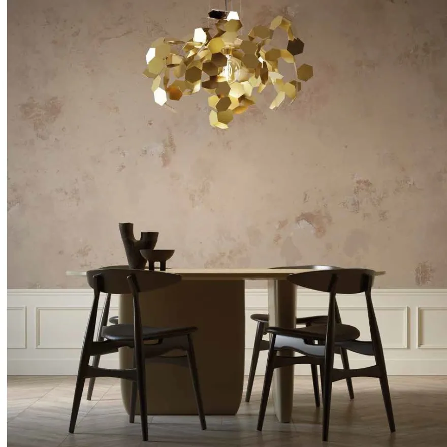 ANDROMEDA Italienische Design Hängeleuchte aus Messing