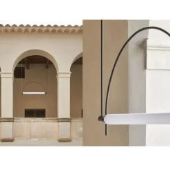 ARC Design-Hängeleuchte mit LED Leucht-Röhre
