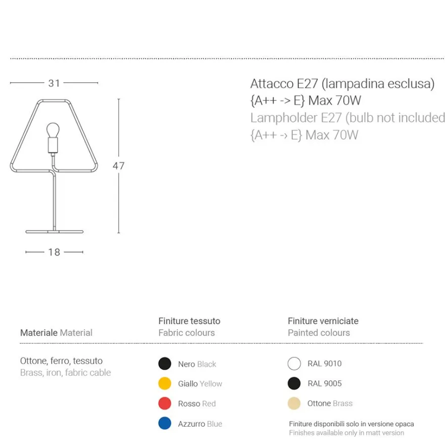 A SHADE Design Tischleuchte