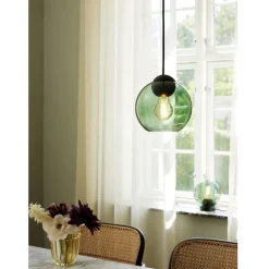 BACCIO Pendelleuchte mit farbigen Glas