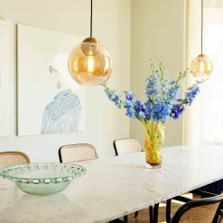 BACCIO Pendelleuchte mit farbigen Glas