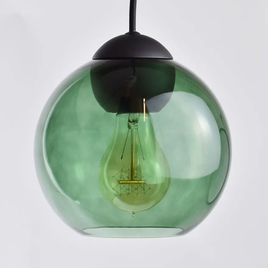 BACCIO Pendelleuchte mit farbigen Glas