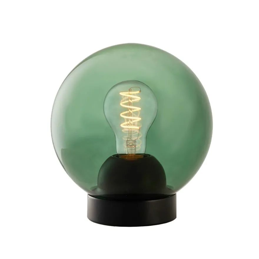 BACCIO Tischlampe mit farbigen Glas