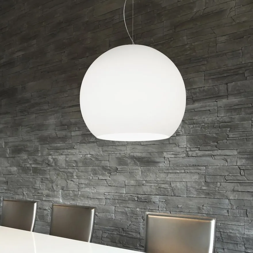 BALL Opalglas Pendelleuchte