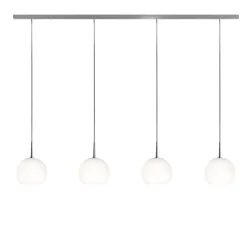BALL S 4-flammige Opalglas Pendelleuchte