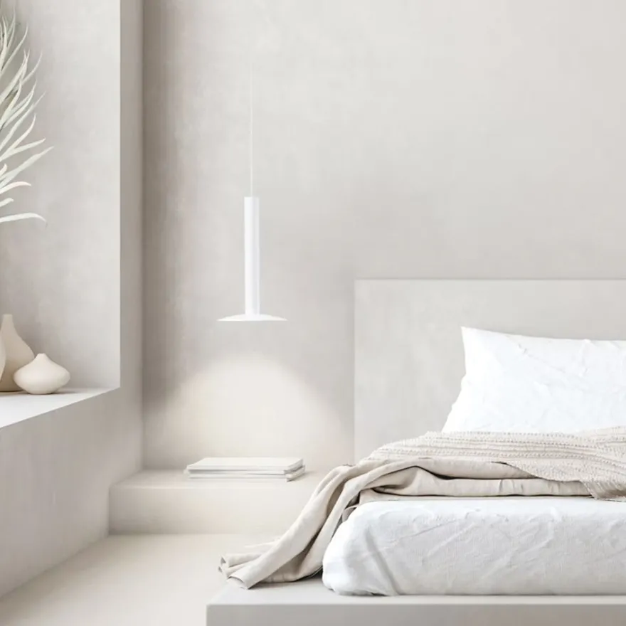 BCN 30 LED Pendelleuchte mit flachem Schirm