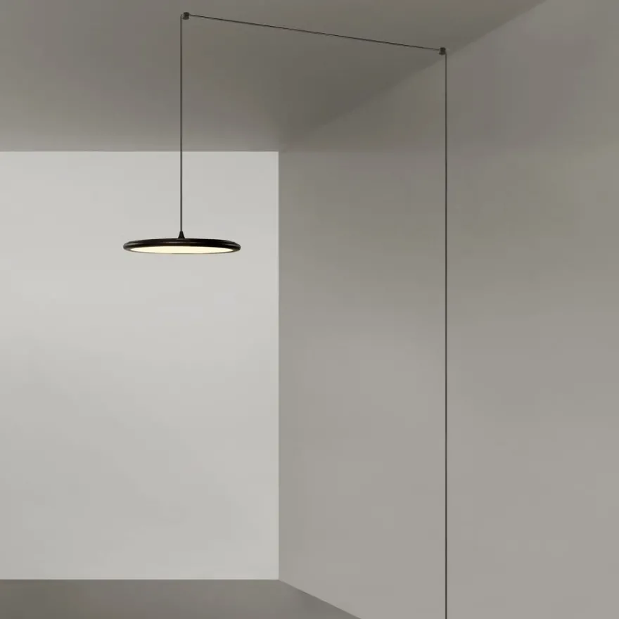 BILANCELLA Flache, runde LED Hängeleuchte