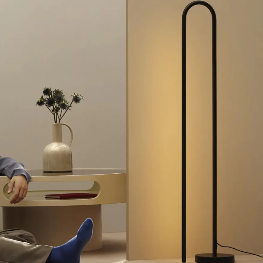 BOW Design Stehlampe mit Dimmer