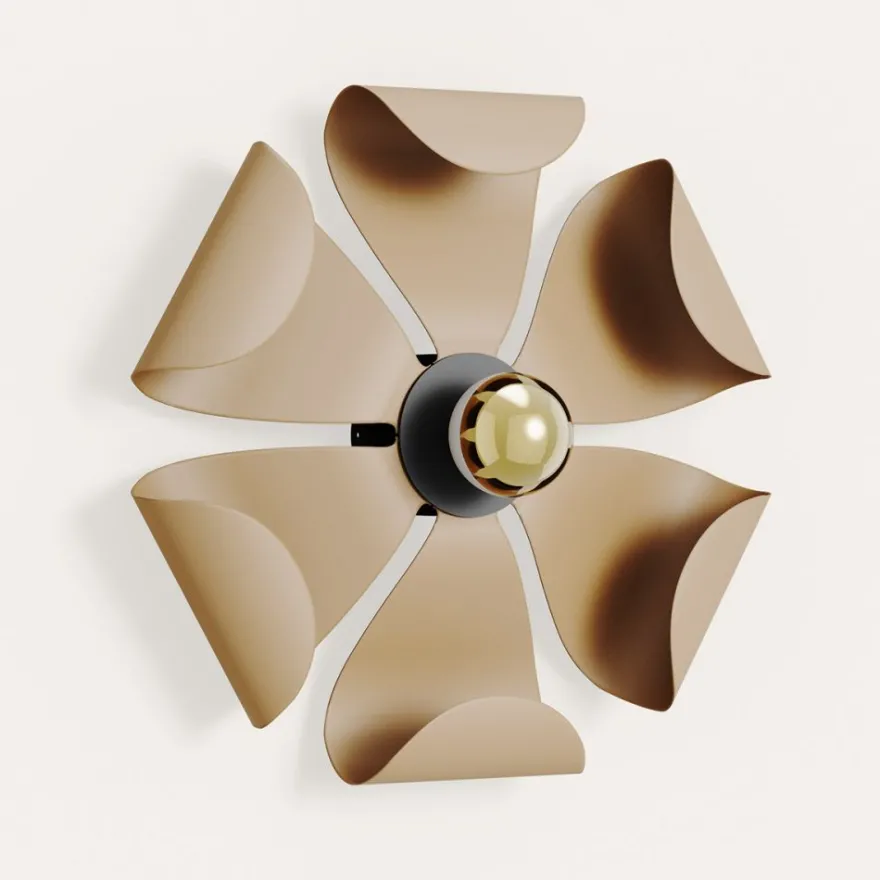 BRITTA Wandleuchte in Blumenform