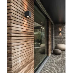 BRIX OUT IP65 Quadratische LED Wandleuchte - 2-flammig