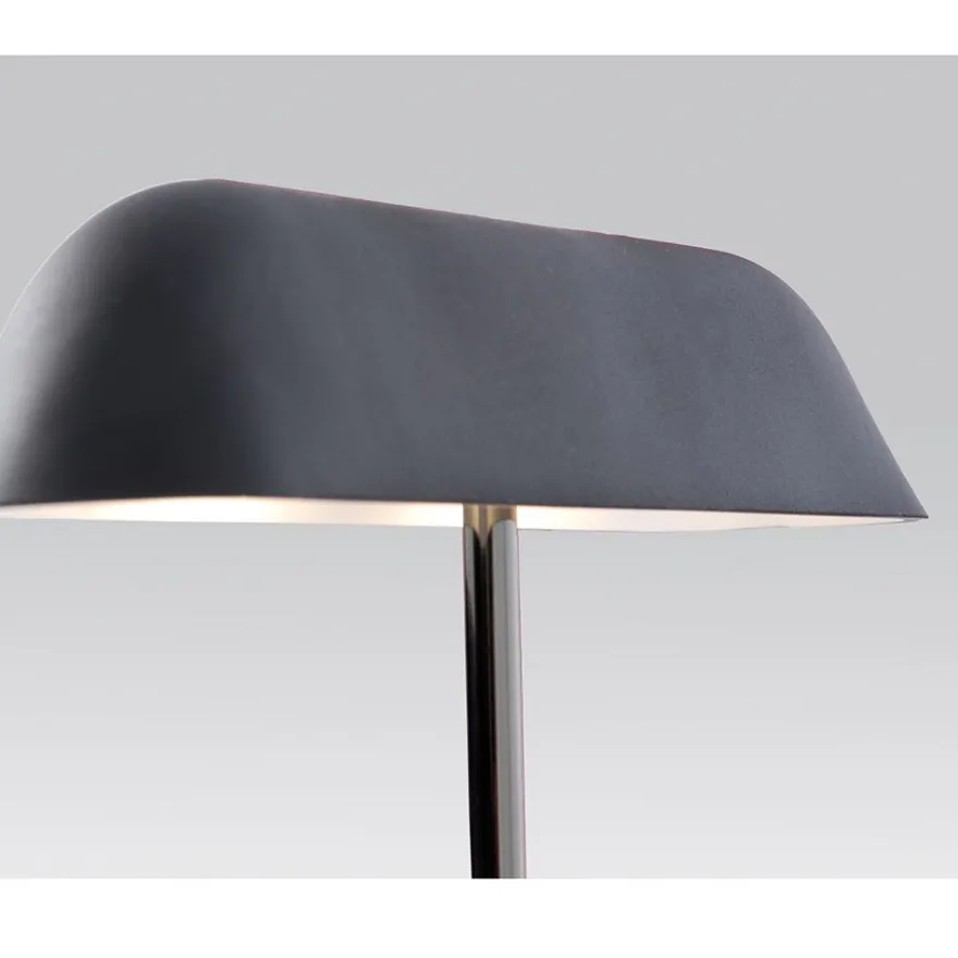 BUTTERFLY Elegante Schreibtischleuchte mit länglichem Metallschirm