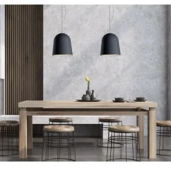 CLAVIO Design Doppel-Pendelleuchte mit Keramik-Schirm