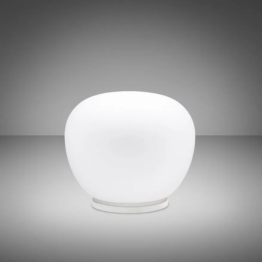 CLEA Bauchige Glas-Tischleuchte