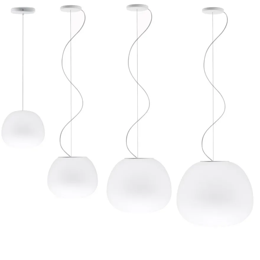 CLEA Italienische Pendelleuchte mit Opalglas