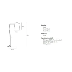 COBI Design Tischleuchte mit Schalter