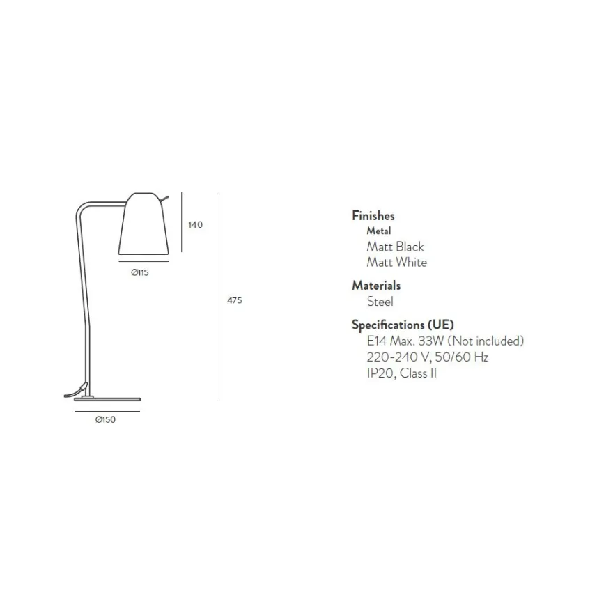 COBI Design Tischleuchte mit Schalter