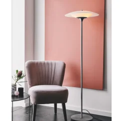 COLEEN Design Stehleuchte mit großem Glas