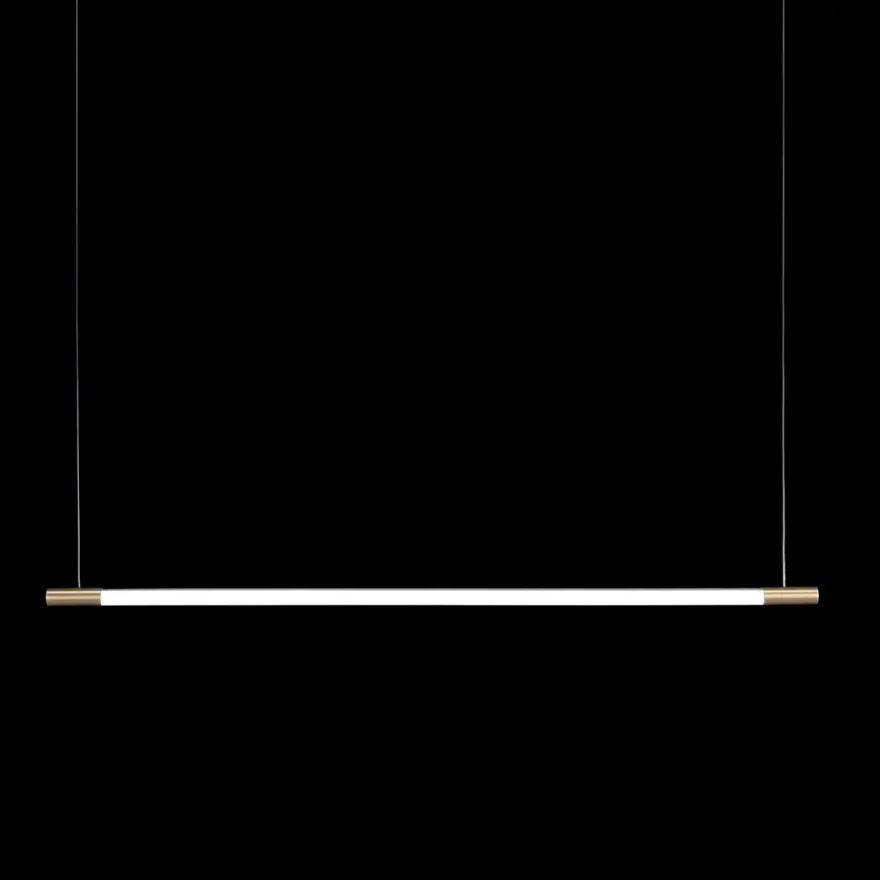 COSIMA Italienische Design Linienleuchte aus Messing