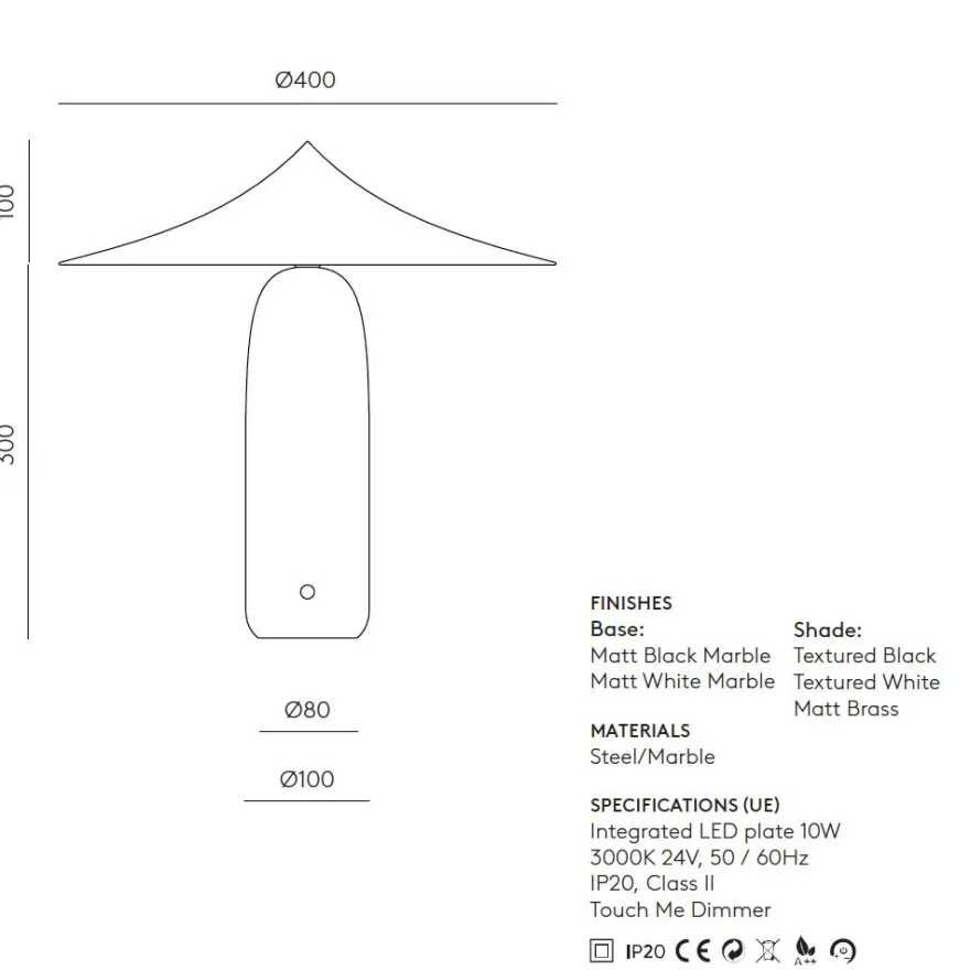 CRON Elegante Design Tischleuchte