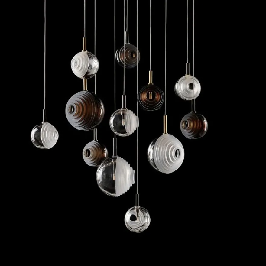 DARK & BRIGHT STAR Hochwertige Design Glasleuchte