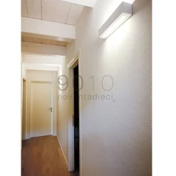 DAVE Längliche LED Wandlampe aus Keramik