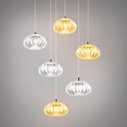 DIAMANTE Brilliante italienische Glas-Pendelleuchte