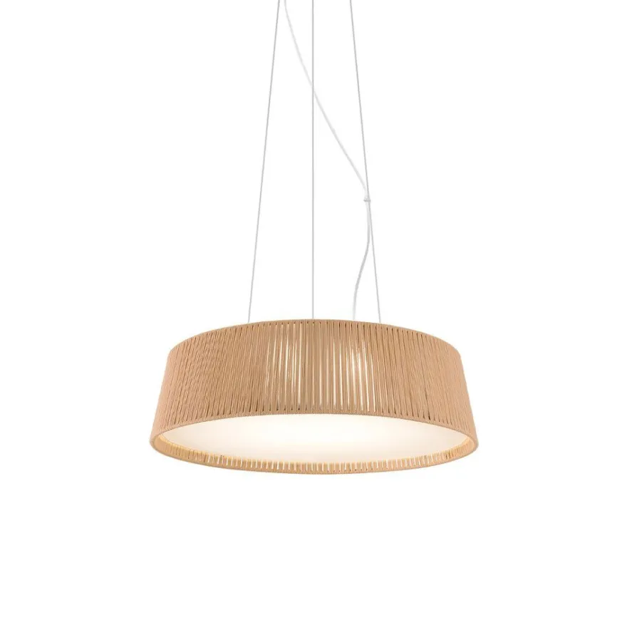 DRUM Große flache Pendelleuchte
