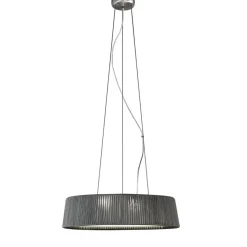 DRUM Große flache Pendelleuchte