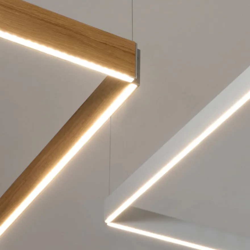 ESPADA LED Hängeleuchte in quadratischer Form