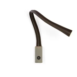 FLEXILED Wandleuchte mit flexiblen Wandarm Leder