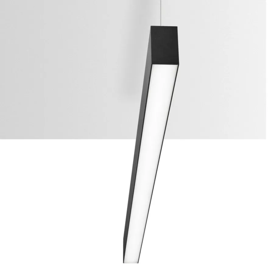 FLUO WIDE BI EMISSION Schmale LED Pendelleuchte
