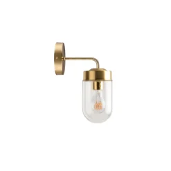 FRIEDRICH Wandlampe Messing und Glas