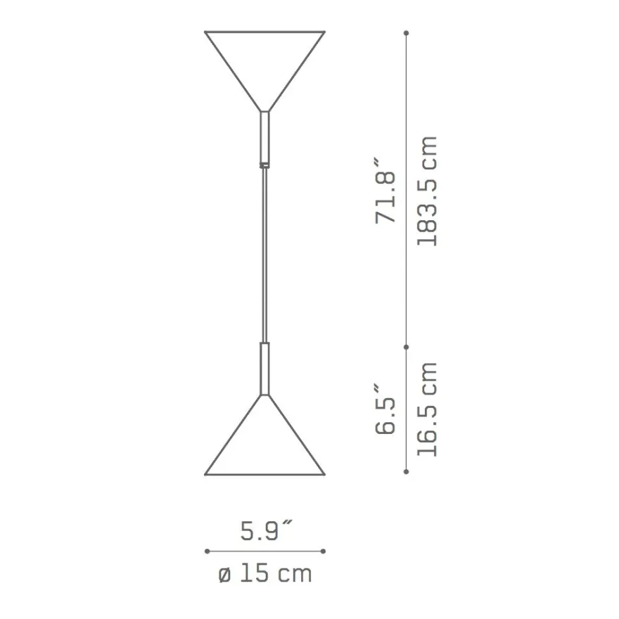 FUNNEL MINI Kleine LED Design Pendelleuchte