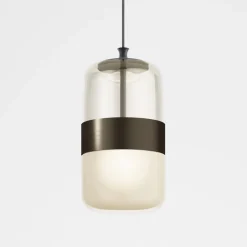 FUTURA Lange Glas-Hängeleuchte