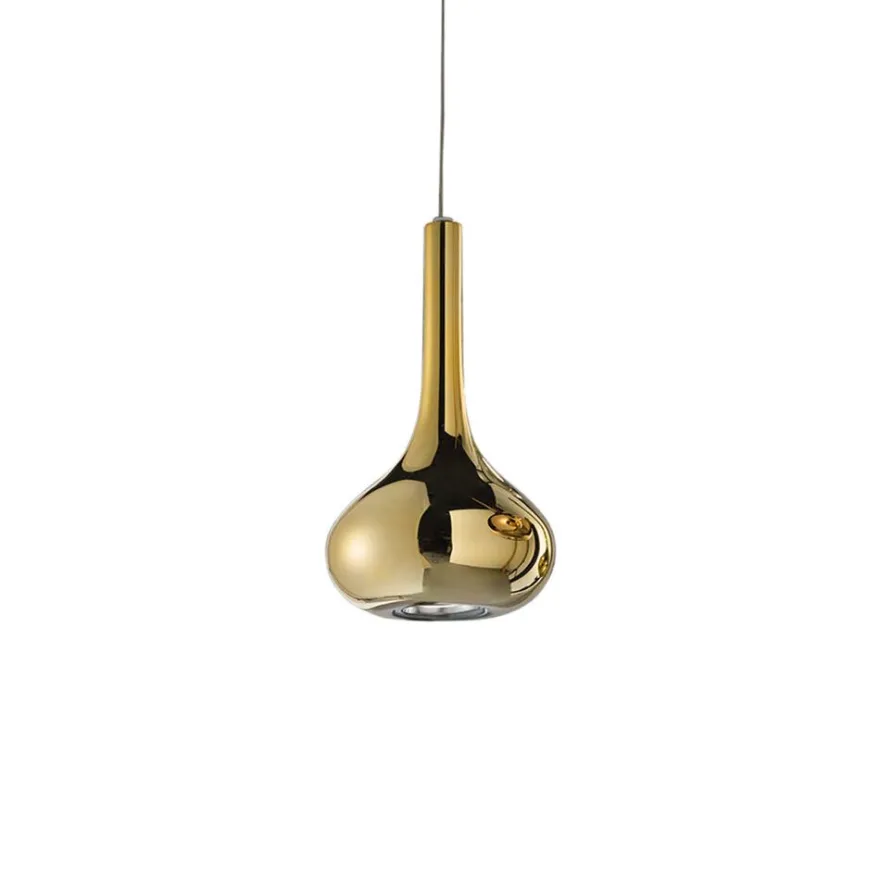GRANDA Design Hängeleuchte in glänzend Metallic