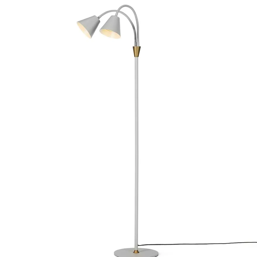 HATTY Bodenstehlampe 2-flammig flexibel