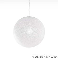 ICE BRIGHT Design Kugel-Pendelleuchte