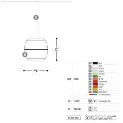 IJ-LAMP Design Hängeleuchte