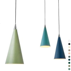 JEENA Moderne Pendelleuchte mit spitzem Kegelschirm