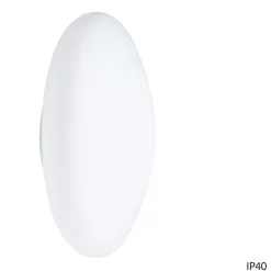 JOON Italienische Wandleuchte mit flachem Opalglas