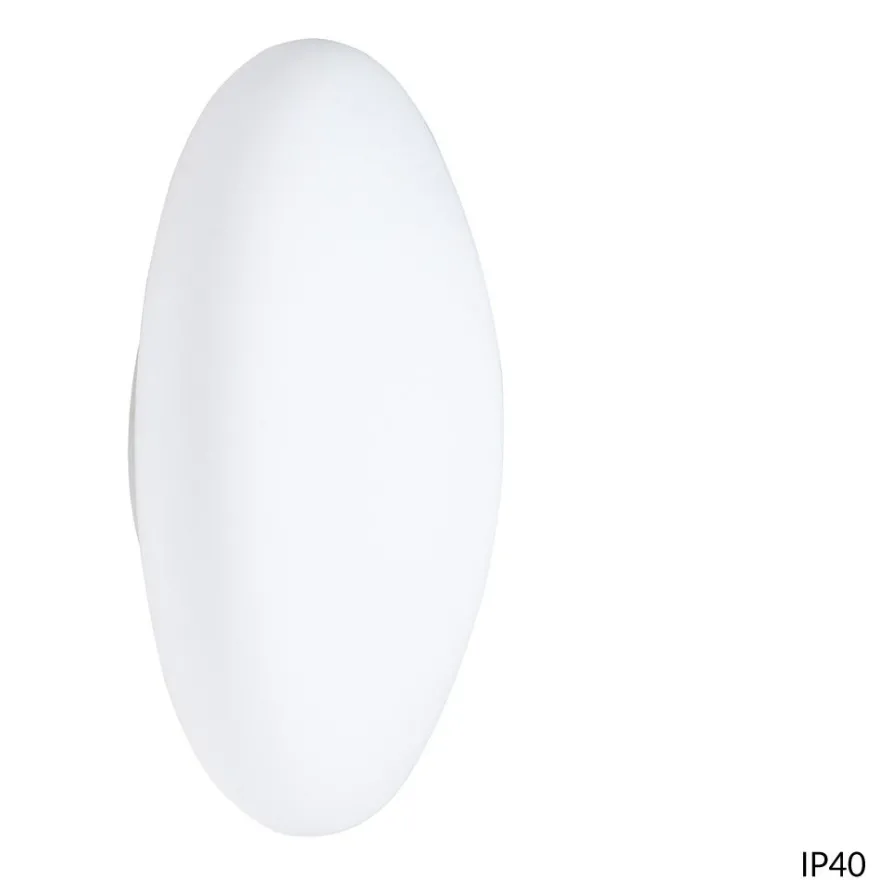 JOON Italienische Wandleuchte mit flachem Opalglas