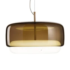 JUBE Große italienische LED Glaspendelleuchte mit Diffusor