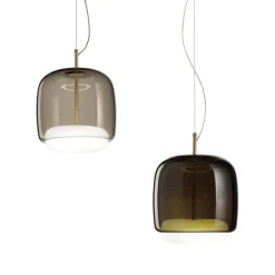 JUBE Zeitlose italienische LED Glaspendelleuchte mit Diffusor