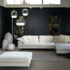 JUBE Zeitlose italienische LED Glaspendelleuchte mit Diffusor