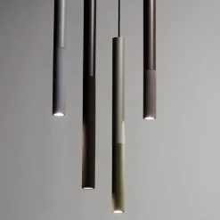 KNALLA POW Zylindrische Pendellampe aus Beton
