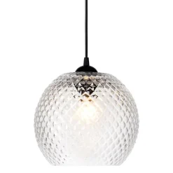 KNAP BALL Pendelleuchte aus gepresstem Glas Ø 22 cm