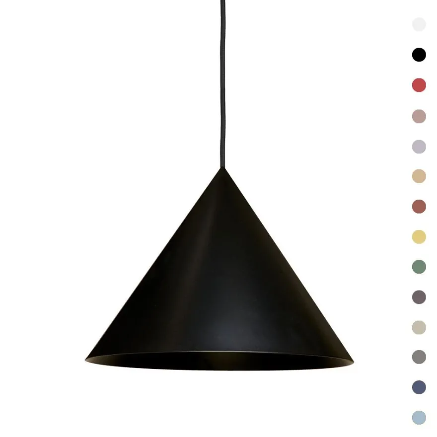 KONKO LIGHT Farbige Pendelleuchte in Kegelform
