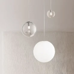 LABELL Glas-Pendelleuchte einzeln Ø 20 cm