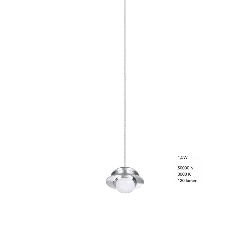 LABELL Glas-Pendelleuchte einzeln Ø 10 cm